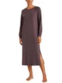 Produktbild: CALIDA Deepsleepwear Warming Langarm-Nachthemd Damen, Länge 120cm, wärmender Merino-Tencel™ Mix Soft Taupe 44-46