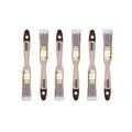 Produktbild: 6 STK. Flachpinsel-Set 25 mm Serie 45, Synthetik Lasurpinsel, Flachpinsel mit...