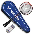 Produktbild: Victor Badminton Set Ultramate 6 rot, 2 Badmintonschläger + 3 Bälle + Setbag
