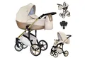Produktbild: BabyMerc Kombi-Kinderwagen Vip Lux 5 in 1 inkl. Sportsitz, Autositz und Iso Base in 21 Farben