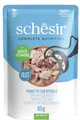 Produktbild: Schesir | Filetfutter für Katzen | 85g Beutel - Thunfisch mit Seebarsch 85g
