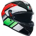Produktbild: AGV K3 Wing Integralhelm (schwarz/rot/weiß/grün), S (55)