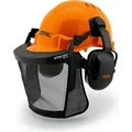 Produktbild: STIHL Helmset FUNCTION Basic Orange mit Nylongitter - Schwarz/Orange