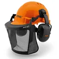 Produktbild: STIHL Helmset FUNCTION Basic Orange mit Nylongitter