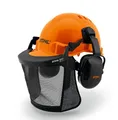 Produktbild: STIHL Function Basic Professioneller Helm Mit Erweiterter Visier Schutz, Orange