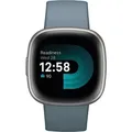 Produktbild: Fitbit Versa 4 Waterfall Blue/Platinum - Hellblau