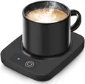 Produktbild: Kaffeetassenwärmer, Smarter Kerzenwärmer, Elektrischer Tassenwärmer mit Aluminium-Metallplatte für Büro, Schreibtisch-Accessoires, Getränkewärmer für Kakao, Milch, für Kollegen und Freunde