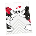 Produktbild: Herding Disney's Mickey & Minnie Microfaserflauschdecke 150 x 200cm Kuscheldecke