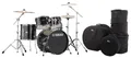 Produktbild: Yamaha Rydeen RDP0F5 Black Glitter Schlagzeug Hardware Paiste Becken Set Gigbags