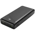 Produktbild: Deltaco Powerbank PB-C1002 mit 30.000 mAh und Power Delivery, max. 18 W