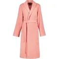 Produktbild: Cawö Damenbademantel Damen Bademantel mit Schalkragen, Midi, Baumwolle, Schalkragen, Gürtel, Baumwolle rot 38