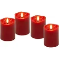 Produktbild: goobay LED-Kerzen rot, 4 St.