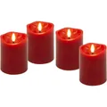 Produktbild: goobay LED-Kerzen rot, 4 St.