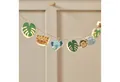 Produktbild: Lights4fun LED-Lichterkette 12er Safari Lichterkette Kinderzimmer aus Holz