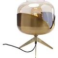 Produktbild: Kare Design Tischlampe Golden Goblet Ball Gold, Tischleuchte, Stahl Fassung, Glas Schirm, Dekoleuchte, Nachttischlampe, Schreibtischlampe, kein Leuchtmittel inklusive, 35x27x27cm (H/B/T)