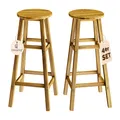 Produktbild: CASARIA® Barstuhl Tresenhocker Barstuhl Barhocker 4er Set Holz Küche Stuhl