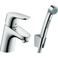 Produktbild: Hansgrohe Focus Waschtischarmatur mit Bidet-Duschkopf Stehend chrom 31926000