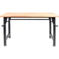 Produktbild: rikta Werkbank, höhenverstellbar (85-105 cm), 35 mm Holzarbeitsplatte, BxT: 135 x 60 cm, Tragfähigkeit (max.): 200 kg