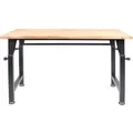 Produktbild: rikta Höhenverstellbare Werkbank, B 135 X T 60 X H 85 - 105cm, 200kg Belastung, FSC 100%, Fichte