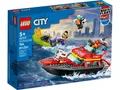 Produktbild: Gadget - Lego: 60373 - City Fire - Barca Di Soccorso Antincendio - Lego