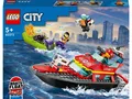 Produktbild: LEGO City Feuerrettungsboot 60373 Konstruktionsspielzeug Kunststoff Set