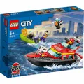 Produktbild: LEGO City Feuerwehrboot 144-tlg. Bauset Konstruktionsset Bausteine ab 5 Jahre