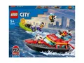 Produktbild: LEGO 60373 City - Feuerwehrboot - Neu & OVP