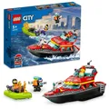 Produktbild: LEGO® City 60373 Feuerwehrboot Neu OVP Rennboot Raketenrucksack
