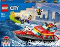 Produktbild: LEGO CITY  Feuerwehr Flughafenlöschfahrzeug 60499, Feuerwehrboot usw NEU & OVP