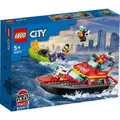 Produktbild: LEGO City - 60373 - Feuerwehrboot / Feuerwehr Boot Schiff Feuer Wasser NEU & OVP