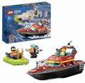 Produktbild: 🚤🔥 LEGO City – Feuerwehr-Rettungsboot (60373) 🔥🚤