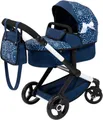 Produktbild: Bayer Kombi-Puppenwagen Xeo, blau Schleife