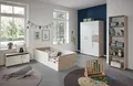 Produktbild: Komplett Kinderzimmer Set 4-teilig – Bodenbett 90x200, Schrank, Regal, Truhe