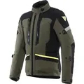 Produktbild: Dainese Mangen Absoluteshell Pro wasserdichte Motorrad Textiljacke, grün, Größe 48 für Männer