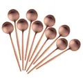 Produktbild: BISDARUN Kaffeelöffel Edelstahl Teelöffel, Mini Kuchen Löffel Espressolöffel Set12CM /4.8 Inches von 10 Roségold