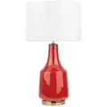 Produktbild: Beliani Tischlampe, Rot, Keramik, 32x60x32 cm, Lampen & Leuchten, Innenbeleuchtung, Tischlampen, Tischlampen
