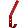 Produktbild: SO-TECH® Kleiderhaken Wandhaken Edelstahl 60 x 20 x 45 mm oder 142 x 20 x 45 mm, (1-St), großer Jackenhaken mit abgerundeten Kanten signalrot rot 14.2 cm