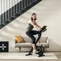 Produktbild: SportPlus I Heimtrainer I klappbar für zuhause, X-Bike mit 8 Stufen, Fitness-Fahrrad mit Tablethalterung & App Kompatibilität, max Benutzergewich... - Schwarz