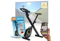 Produktbild: SportPlus Heimtrainer SP-HT-1200-B-iE, klappbar, 8 Widerstandsstufen, schwarz, X-Bike