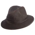 Produktbild: Safari Hut Verwittert Fedora Bush Sonne Hut IN Brauner - M,L,XL - Dorfman