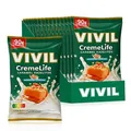 Produktbild: VIVIL Creme Life Caramel Hazelitos, 15 Beutel, Sahnebonbons mit Nussgeschmack, zuckerfrei & glutenfrei, 15 x 90g