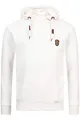 Produktbild: Indicode Herren Meza Sweatshirt mit Kapuze | Hoodie Kapuzenpullover für Männer Offwhite, XL