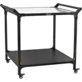 Produktbild: Grillwagen 94 x 81 x 90 cm, Schwarz, Grilltisch mit großer Arbeitsfläche, Beistelltisch - Bbq-toro