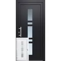 Produktbild: Kunststoff-Haustür 100 cm x 200 cm K017 Anschlag Links Anthrazit/Weiß