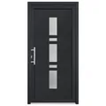 Produktbild: Panto Haustür Modell K017 DIN links weiß/anthrazit 100 x 200 cm