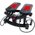 Produktbild: Sportstech Stepper STX300, 2-in-1-Gerät mit Widerstandsseilen, rutschfesten Pedalen und Fußreflexzonen-Massage