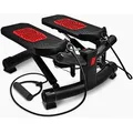 Produktbild: Sportstech Stepper STX300, 2-in-1-Gerät mit Widerstandsseilen, rutschfesten Pedalen und Fußreflexzonen-Massage
