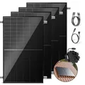 Produktbild: Solakon 2000W Balkonkraftwerk komplett Steckdose - Inklusive Halterung - Balkonkraftwerk 2000 Watt neuester Wechselrichter 800W - Solaranlage Komplettset mit 4x500W Solarpanel mit 5m Kabel