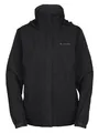 Produktbild: VAUDE Escape Light Regenjacke Damen – wasserdicht, atmungsaktiv und winddicht mit 2-Lagen-Membran, verstaubare Kapuze, 420g leicht - black, 36