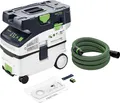 Produktbild: Festool Akku-Absaugmobil CTLC MIDI I-Basic CLEANTEC (mit Hauptfilter, SELFCLEAN Filtersack, Saugschlauch glatt Ø 27/32 x 3,5 m, Sauger-Fernbedienung)